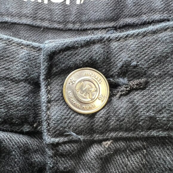 Michael Kors Women's Black Skinny Jeans Size 6 Designer Denim Pants with Zippers - Picture 10 of 10